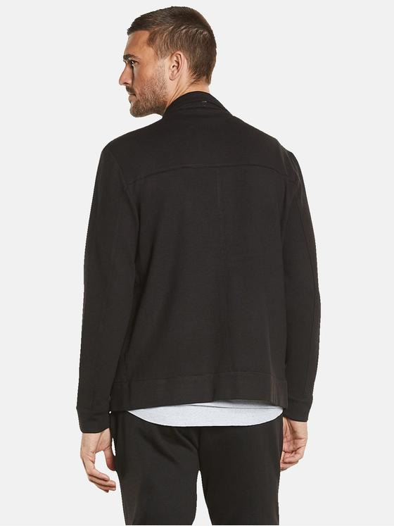 emilio adani Herren Jacke strukturiert Schwarz 34601