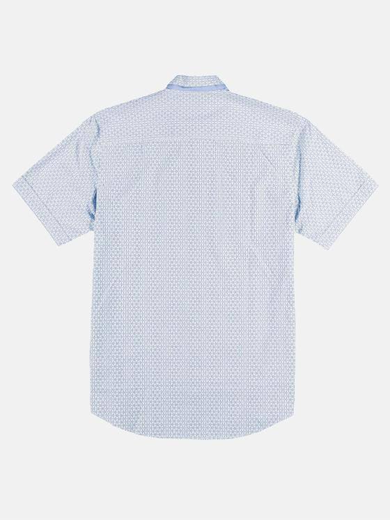 engbers Herren Dezent gemustertes Hemd Royalblau 29463