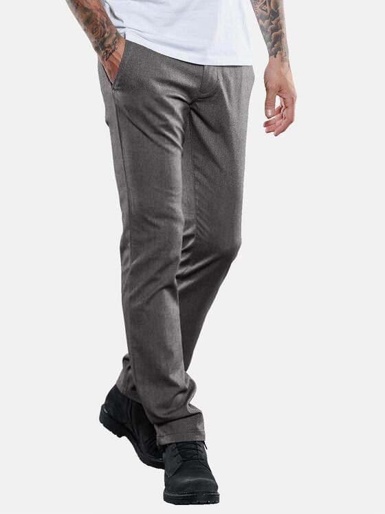 emilio adani Herren Chino slim-fit Grau 33720
