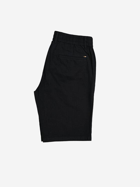 emilio adani Herren Chino-Bermuda slim fit Schwarz 36636