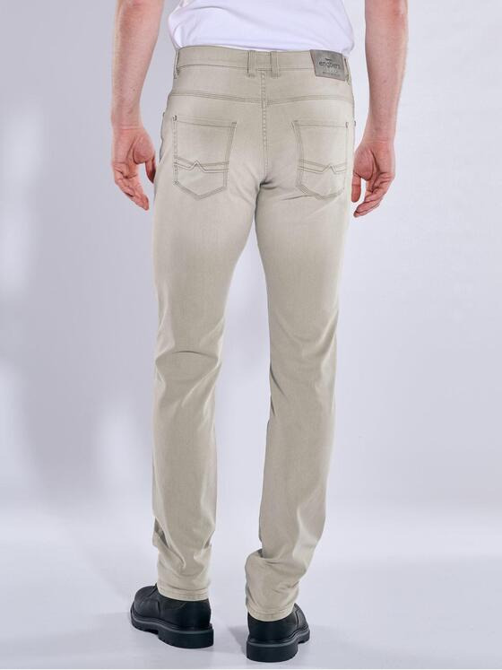 engbers Herren Super-Stretch-Jeans regular Beige 37201