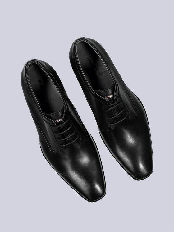 emilio adani Herren Business-Schuh Schwarz 34859
