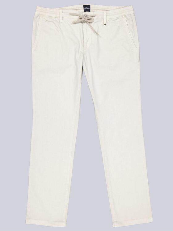 engbers Herren Chino mit Tunnelzug Naturweiss 39118