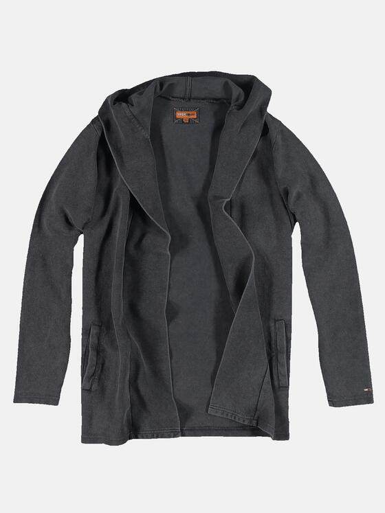 emilio adani Herren Sweatshirt Schwarz 31134