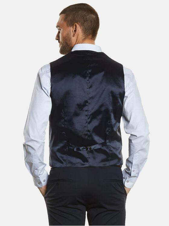 emilio adani Herren Sakko-Weste slim fit Blau 34586