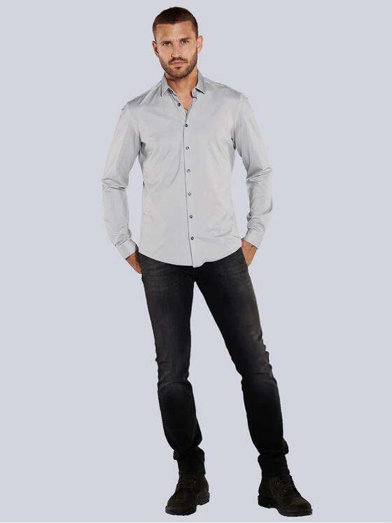 emilio adani Herren Funktionshemd langarm Grau 36118