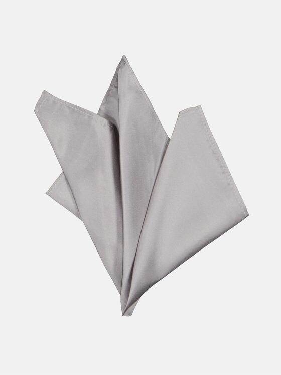 engbers Herren Einstecktuch uni Grau 36960