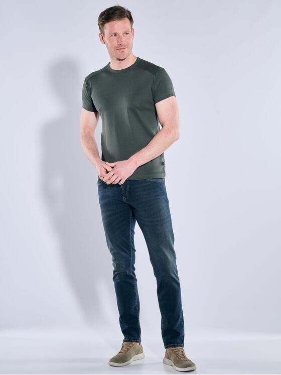 engbers Herren Basic-Shirt "My Favorite" organic Dunkelgruen 38843