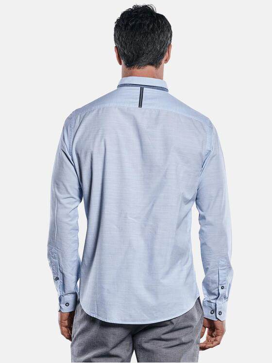 engbers Herren Hemd uni Hellblau 29765