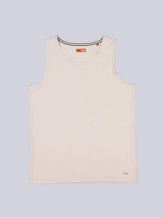 emilio adani Herren Rundhals T-Shirt Beige 38937