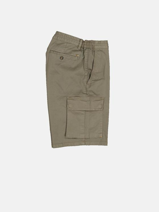 emilio adani Herren Cargo-Bermuda Grün 32632