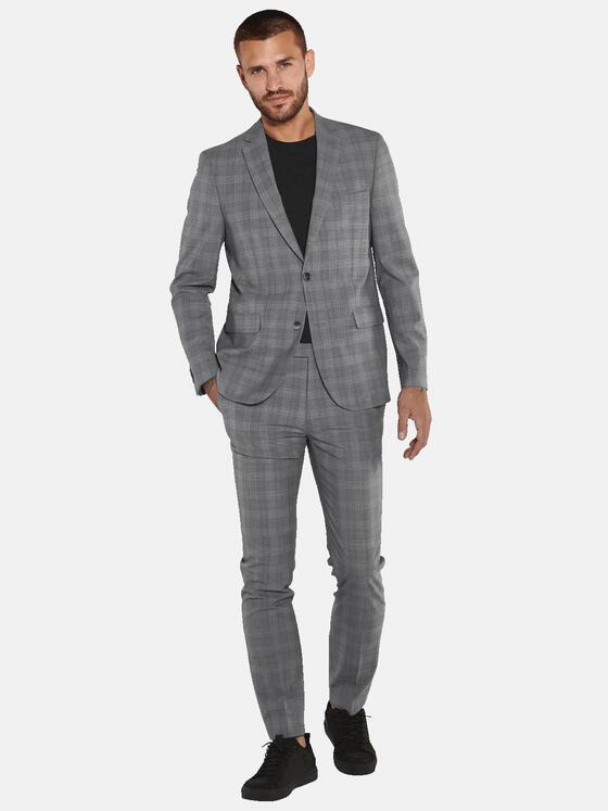 emilio adani Herren Anzug-Sakko slim fit Grau 36385