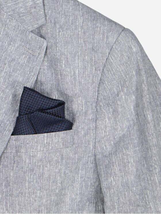 engbers Herren Einstecktuch gemustert Blau 37681