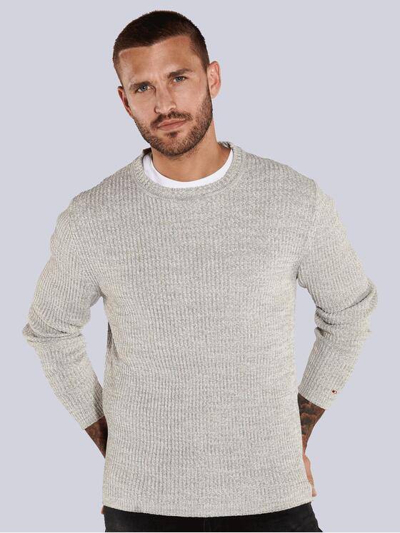 emilio adani Herren Pullover strukturiert Beige 36071