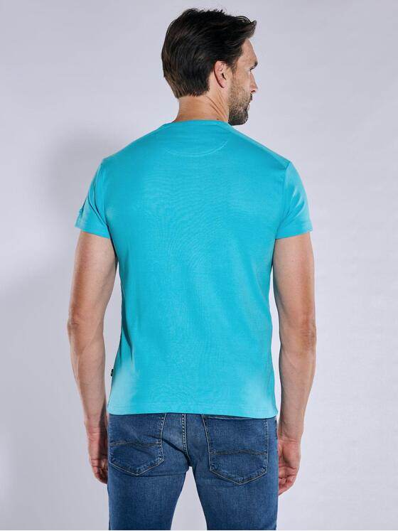 engbers Herren Basic-Shirt "My Favorite" organic Türkis 37096
