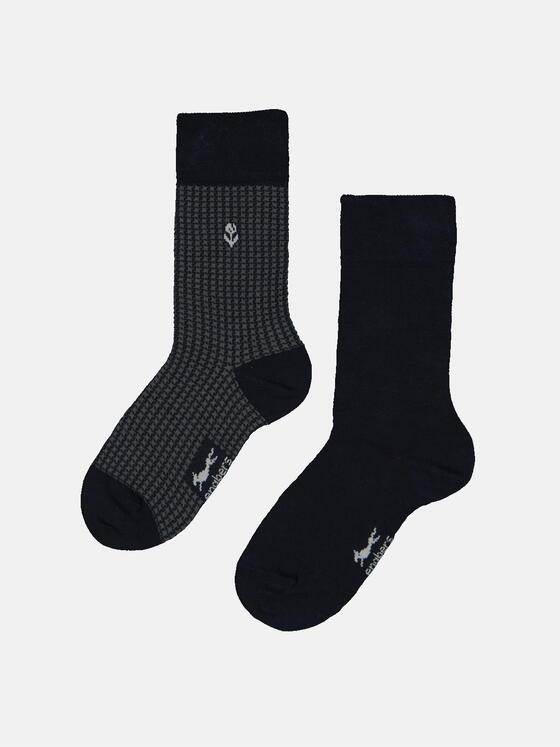 engbers Herren Socke gemustert Blau 35985