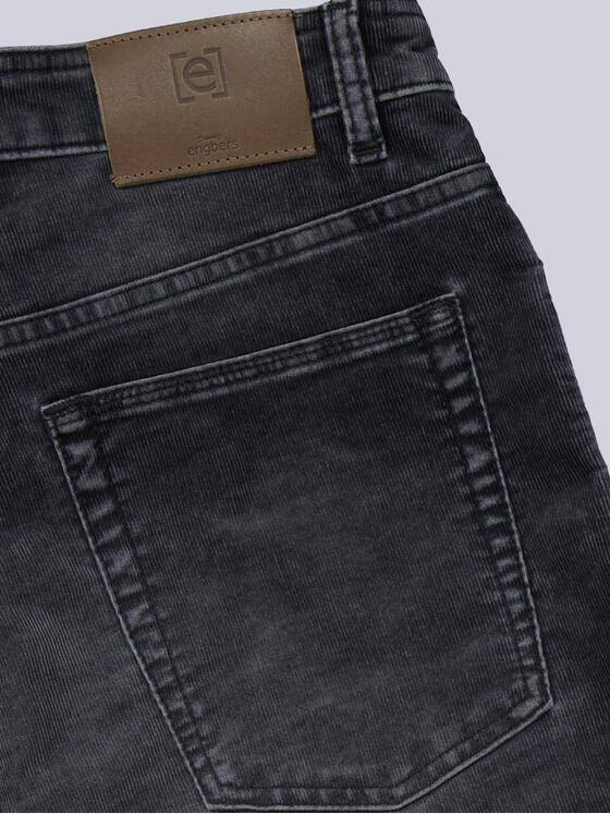 engbers Herren Hose 5-Pocket aus Cord Anthrazit 39338