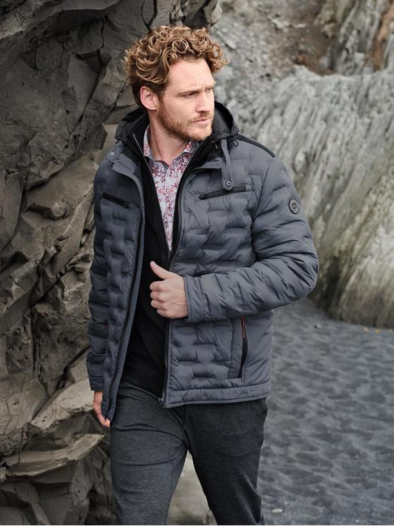 engbers Herren Steppjacke regular Grau 35246