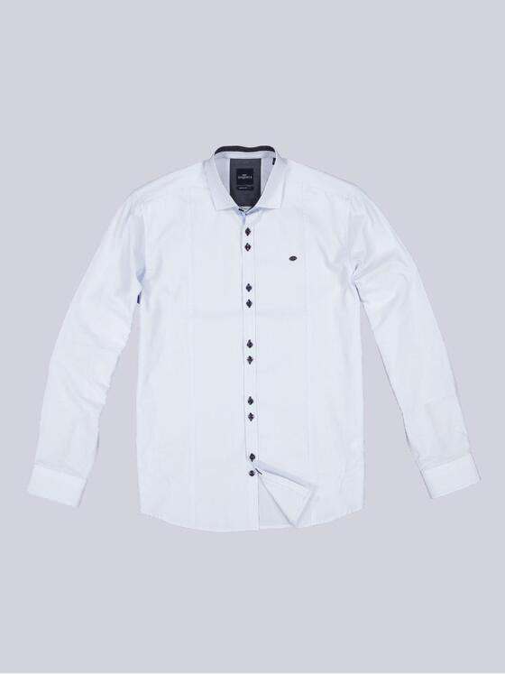 engbers Herren Hemd uni Blau 33801
