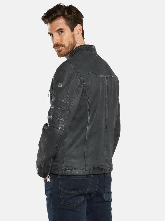 engbers Herren Lederjacke aus Nubukleder Blau 34442