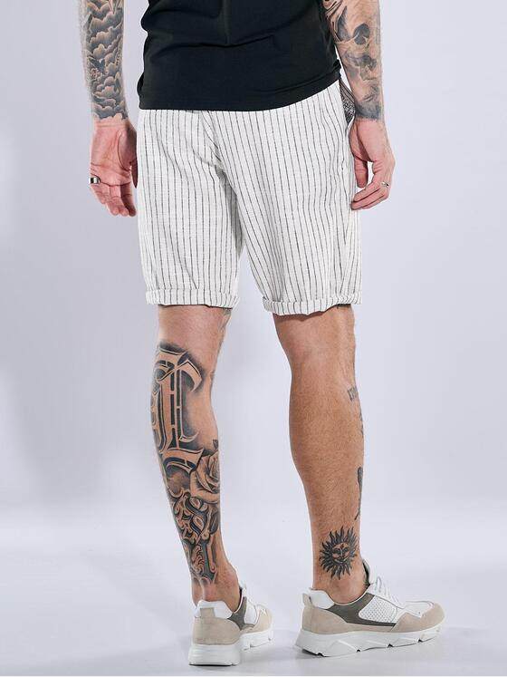 emilio adani Herren Bermuda regular Beige 38622