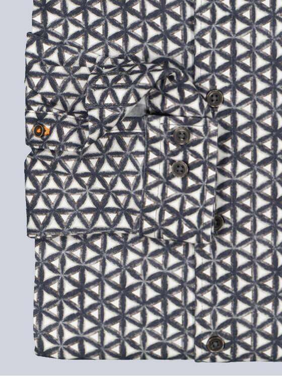 engbers Herren Hemd langarm Blau 36084