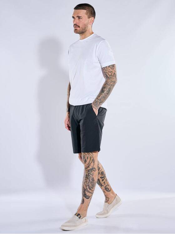 emilio adani Herren Bermuda Schwarz 40752