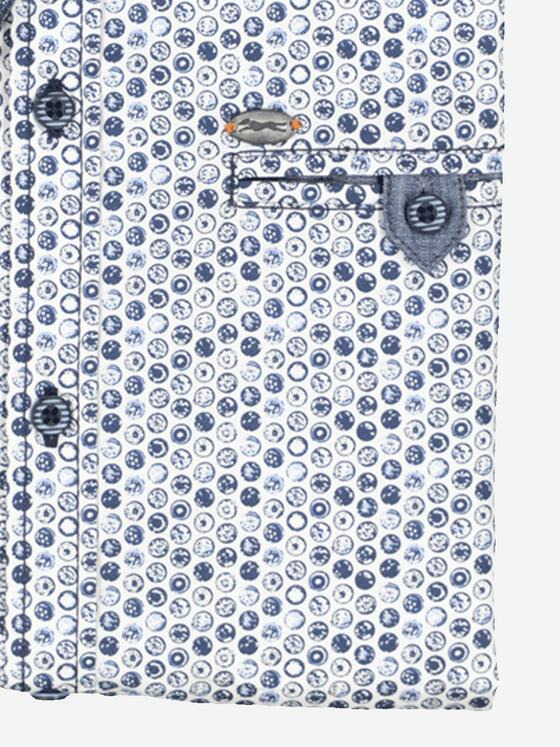 engbers Herren Hemd kurzarm Blau 37810
