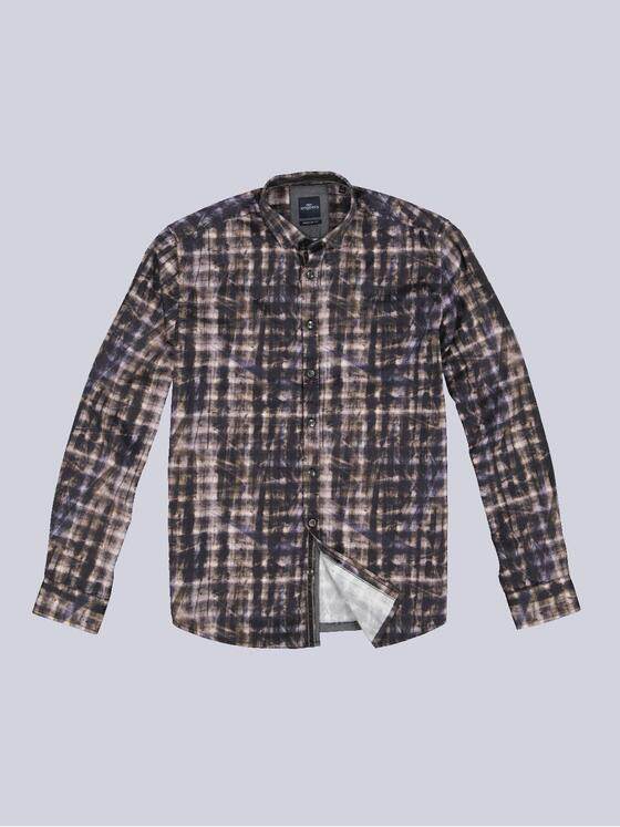 engbers Herren Langarm-Hemd mit Satin-Anteil Braun 33804