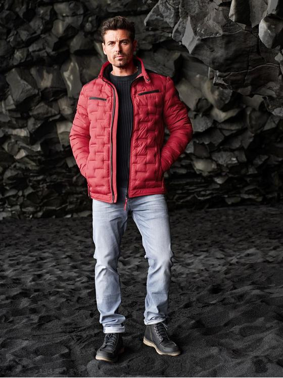 engbers Herren Steppjacke regular Rot 35245