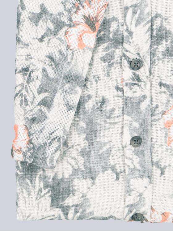 engbers Herren Kurzarm-Hemd gemustert Grau 38983