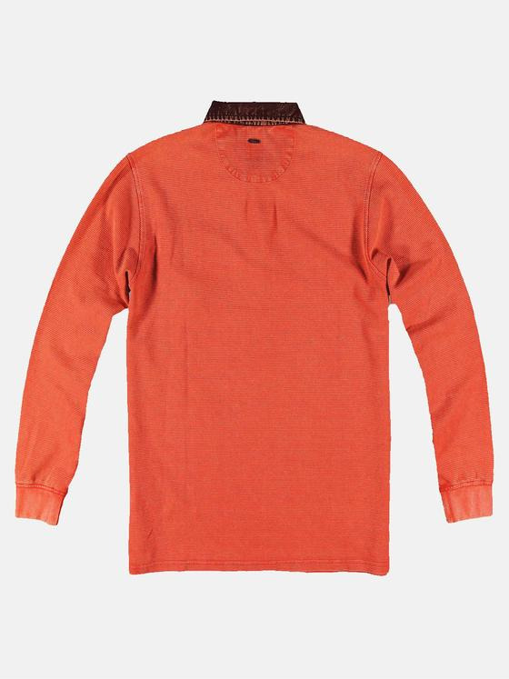 engbers Herren Sportives Poloshirt Dunkelorange 31111