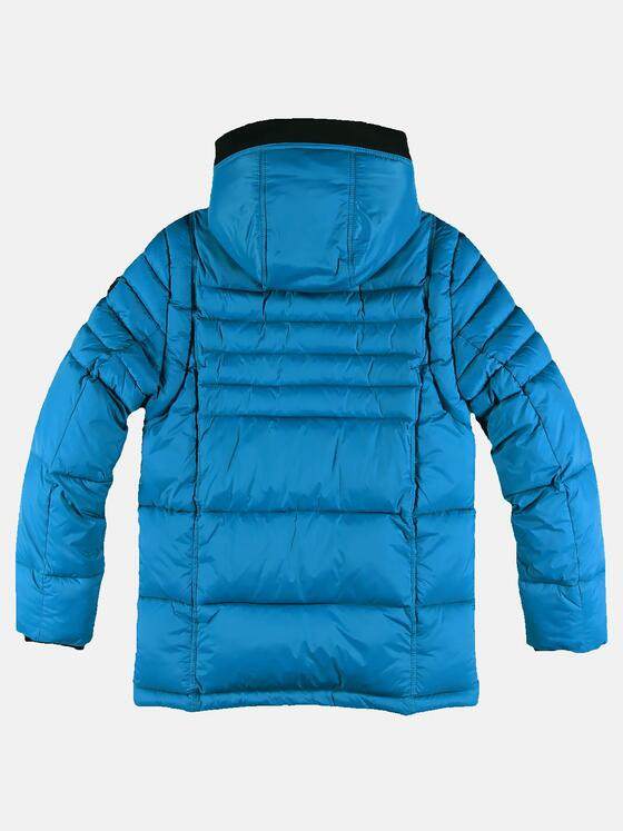 engbers Herren Jacke mit kuscheligem Fellimitat Türkis 30759