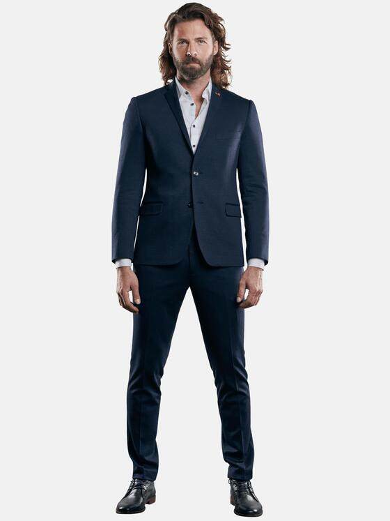 emilio adani Herren voll elastisches Business-Sakko Blau 29022