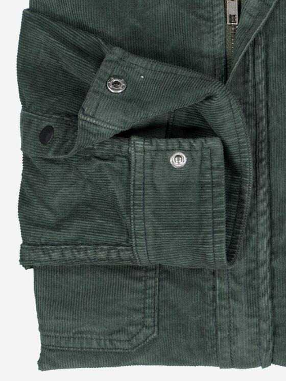 engbers Herren Overshirt aus Cord Grün 37219