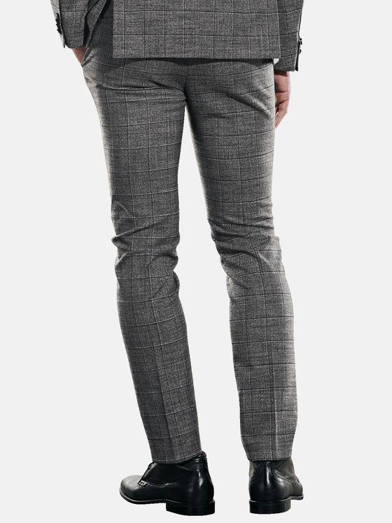 emilio adani Herren Anzughose slim fit Grau 32040