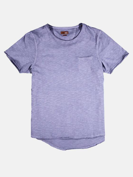 emilio adani Herren Rundhals T-Shirt Violett 28328
