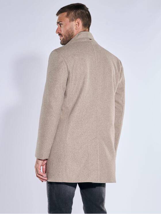 emilio adani Herren Mantel mit heraustrennbarem Inlet Hellbraun 39388