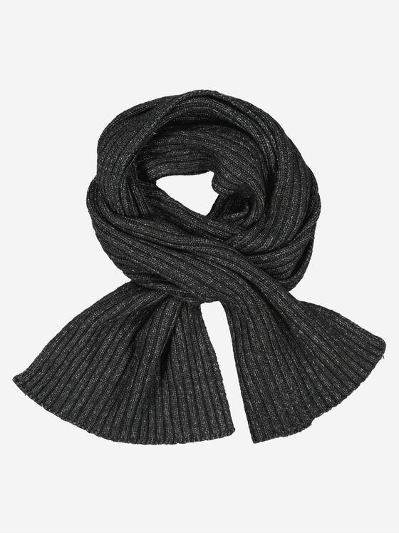 emilio adani Herren Schal Basic Schwarz 37894