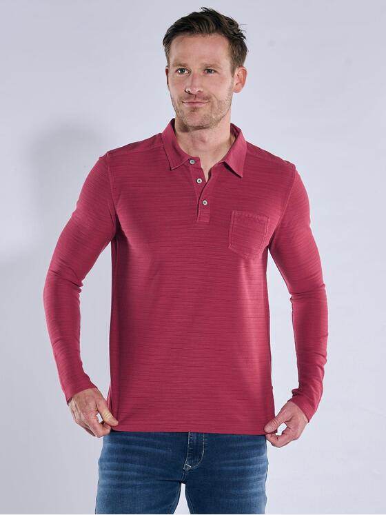 engbers Herren Polo-Shirt meliert Rot 39430