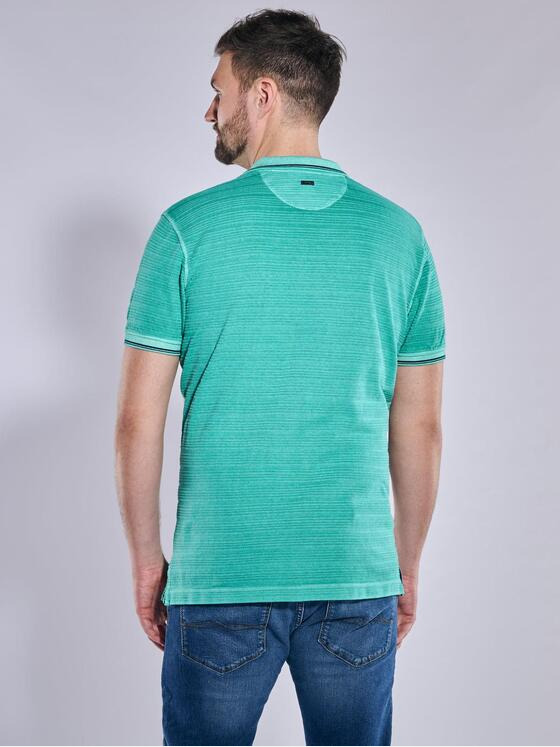 engbers Herren T-Shirt mit Polo-Kragen Türkis 36331