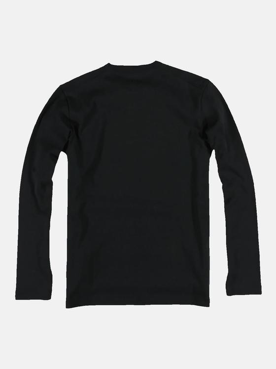 engbers Herren Langarm-Shirt "My Favorite" Schwarz 32809