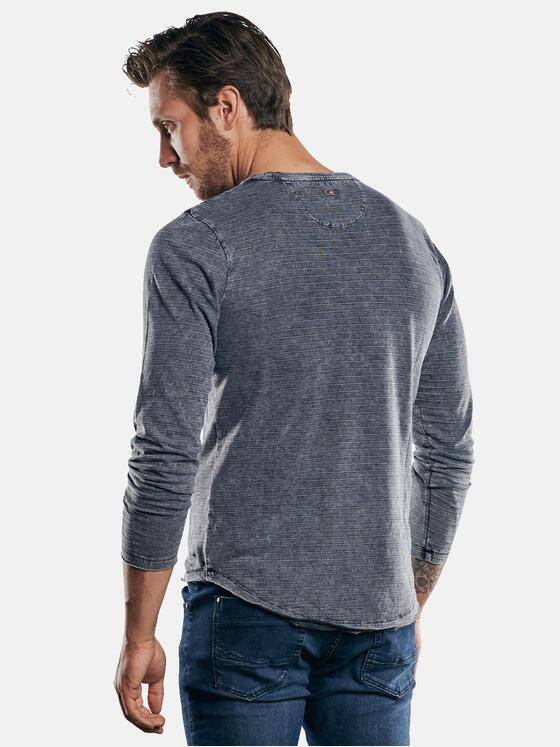 emilio adani Herren Rundhals Shirt Grau 30316