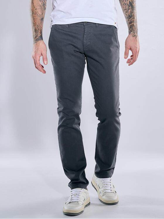 emilio adani Herren Chino slim fit Blau 38616