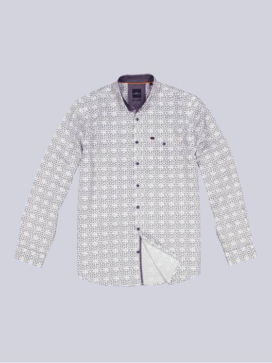 engbers Herren Langarm-Hemd gemustert Anthrazit 33806