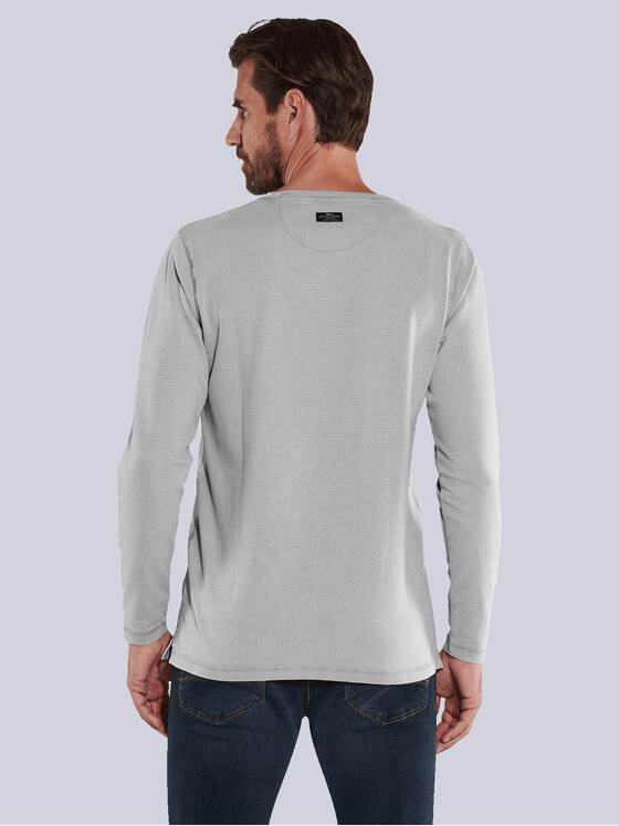 engbers Herren Langarm-Shirt uni Hellgrau 35679