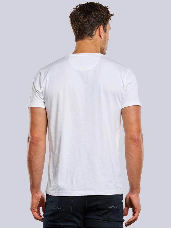 ENGBERS GERMANY Herren T-Shirt aus wertiger Supima Baumwolle Weiß 35844