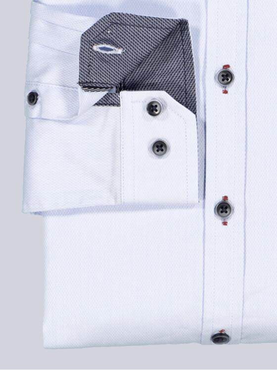 engbers Herren Langarm-Hemd uni Blau 35331