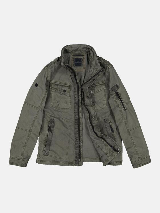 engbers Herren Baumwoll-Jacke regular Oliv 36176