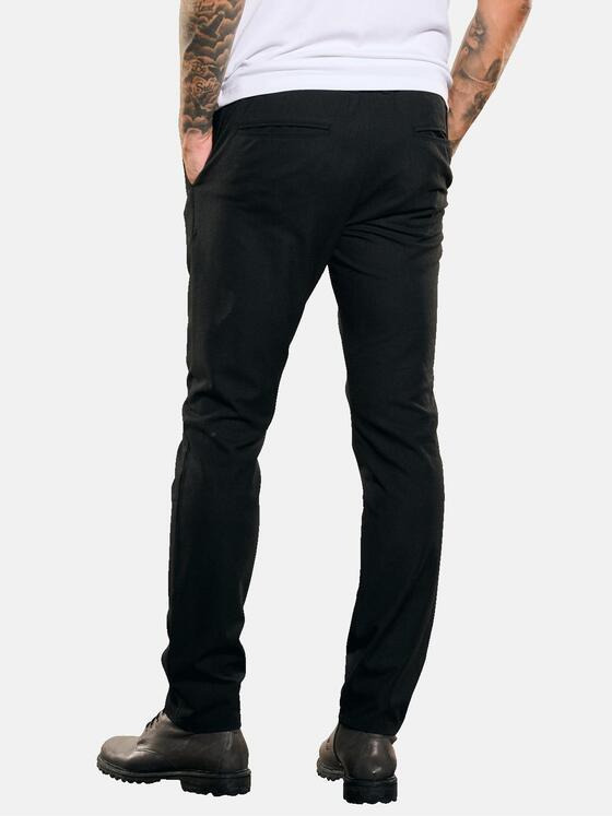 emilio adani Herren Retro-Hose mit Tunnelzug Grau 35531